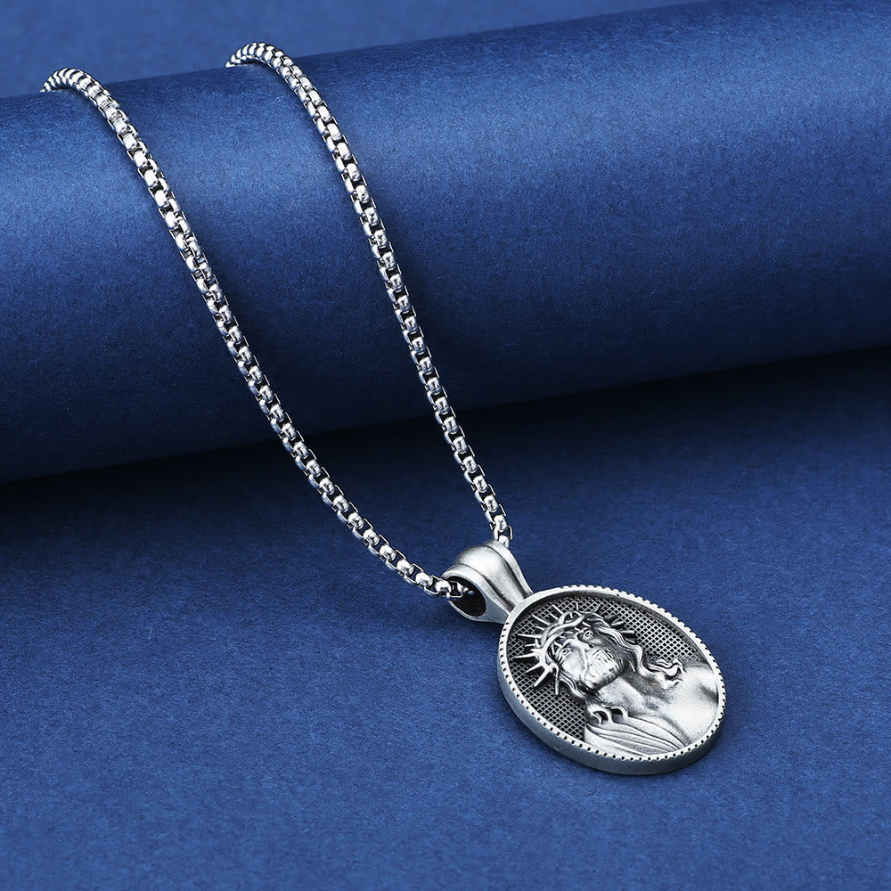 Christianartworkshopthe Jesus Crown of Thorns Amulet Necklace - image 4