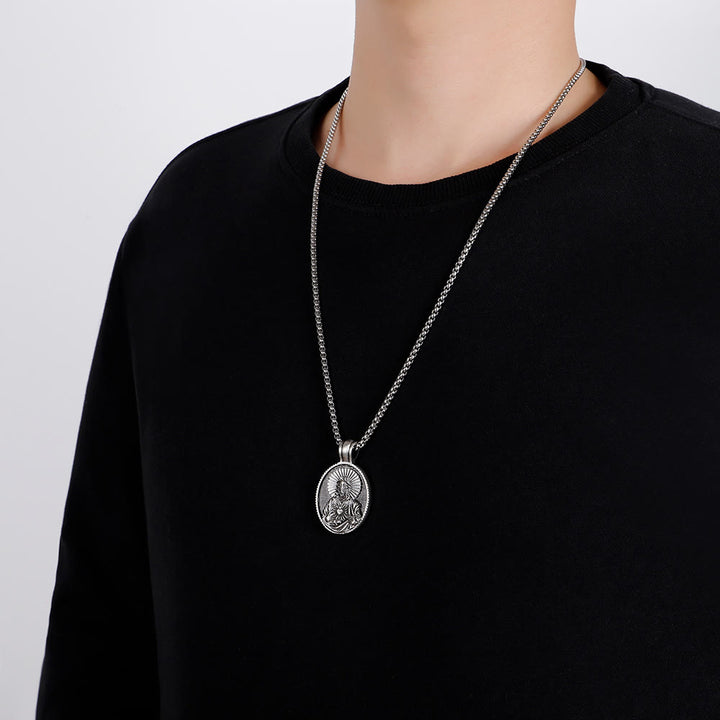 Christianartworkshopthe Jesus Sacred Heart Christ Necklace - image 3