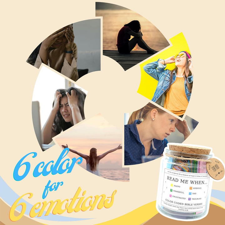 Christian Art Bible Verses in a Jar for Emotion & Feelings - image 7