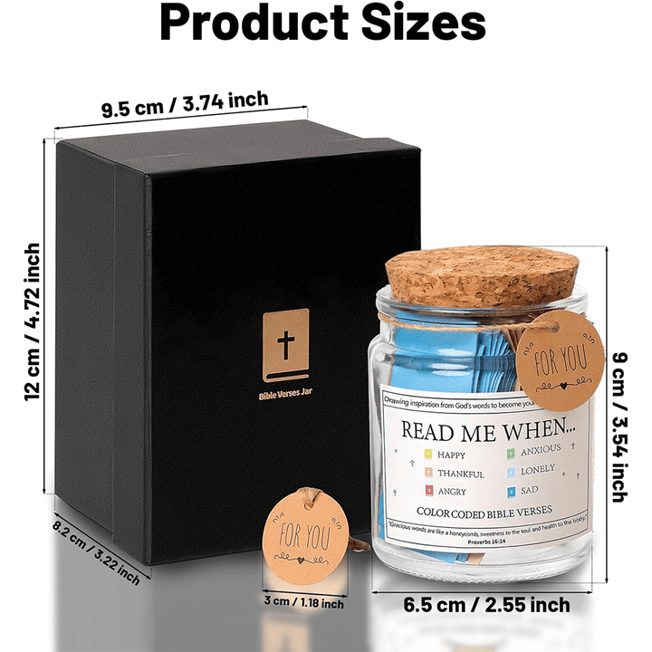 Christian Art Bible Verses in a Jar for Emotion & Feelings - image 9