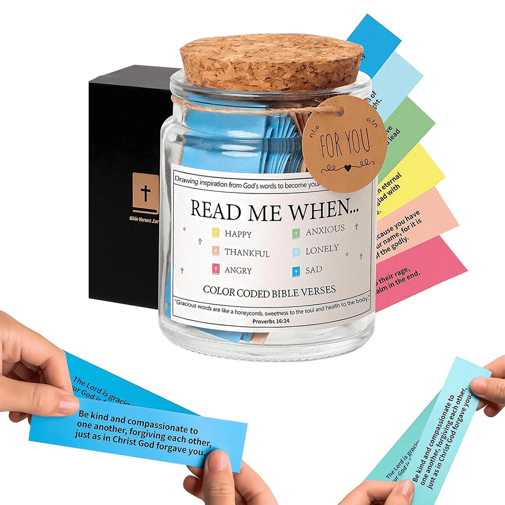 Christian Art Bible Verses in a Jar for Emotion & Feelings - image 3