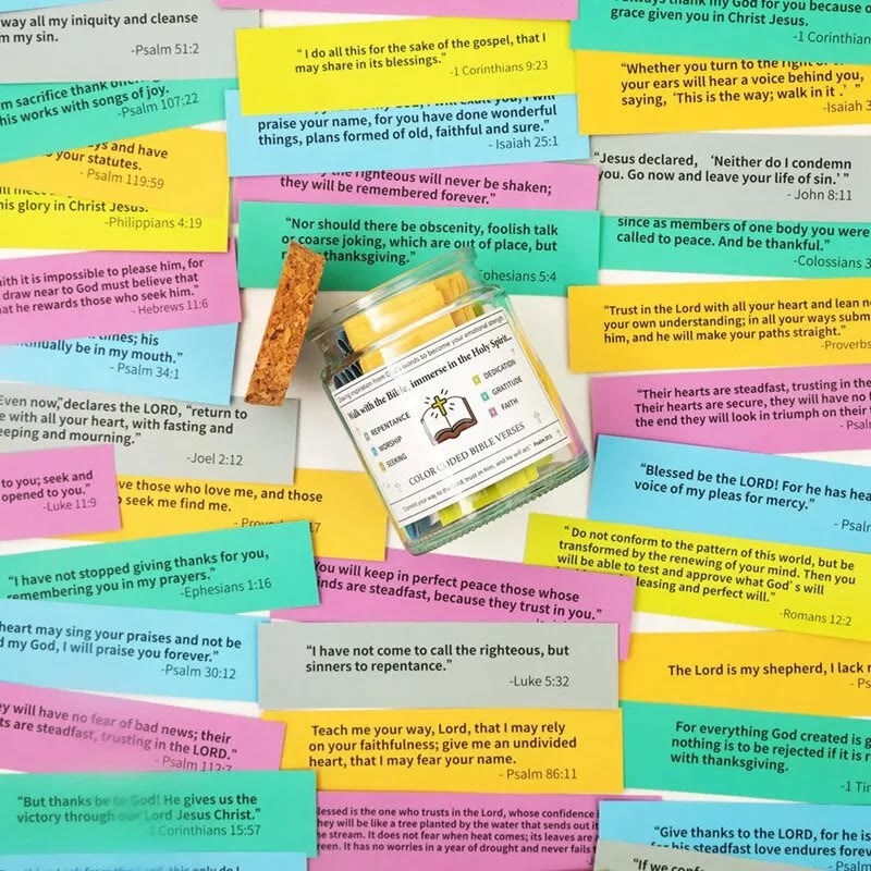 Christian Art Bible Verses in a Jar for Spiritual Feelings - image 3