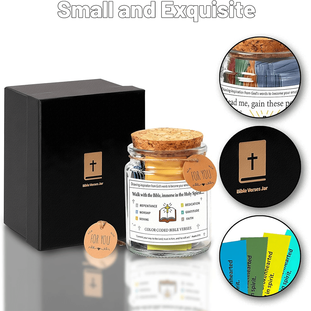 Christian Art Bible Verses in a Jar for Spiritual Feelings - image 5