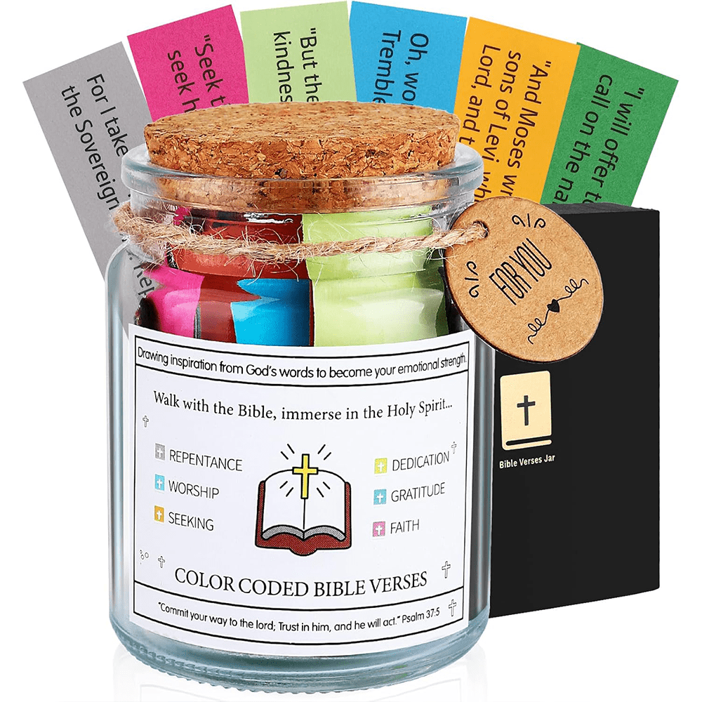 Christian Art Bible Verses in a Jar for Spiritual Feelings - image 2