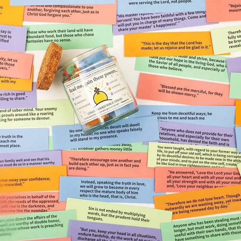 Christian Art Hope Jar Bibles Verse Study Power Supplies - image 3