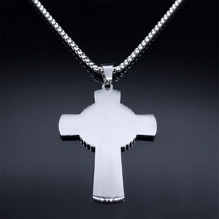 Christianartworkshop Multi-element Style Eucharist Halo Grapevine Cross Necklace - image 8