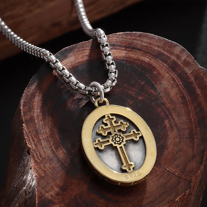 Christianartworkshop Retro Style Our Lady of Guadalupe Madal Alloy Necklace - image 3