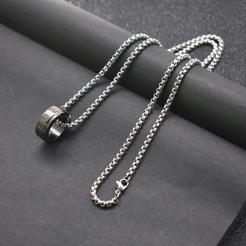 Christianartworkshop Combination Style Bible Verse Ring & Chain Necklace - image 4