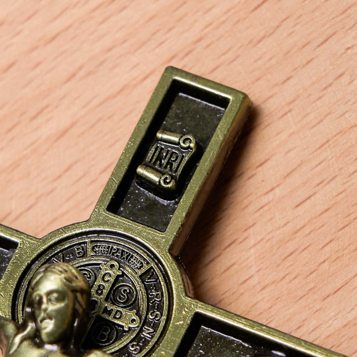 Christianartworkshop Classic Style Silver Bronze Alloy Crucifix Stereoscopic Desktop Ornaments - image 10