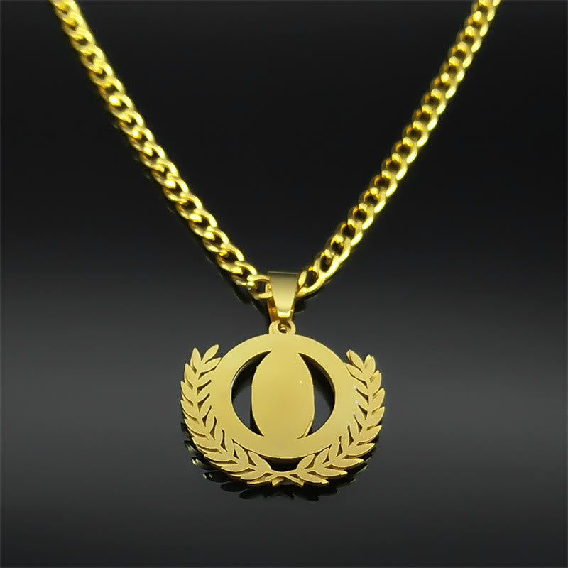 Christianartworkshop Classic Style Olive Branch with Our Lady of Guadalupe Rhinestones Pendant Necklace - image 5