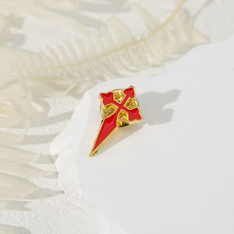 Christianartworkshop 4pcs/set Retro Fresh Style Anti-exposure Pin Fashion Religion Brooch - image 6