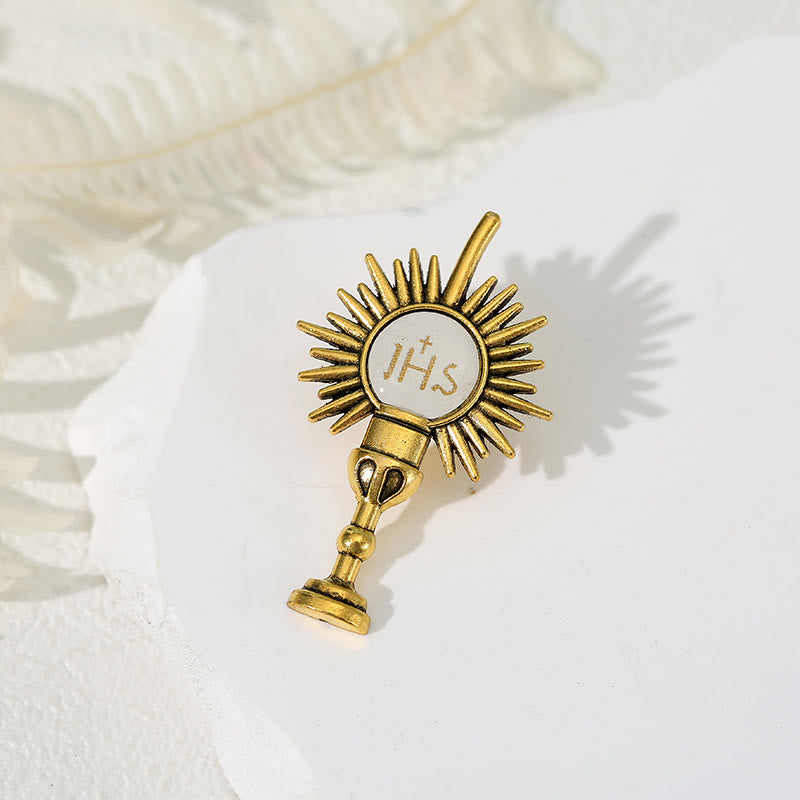 Christianartworkshop 4pcs/set Retro Fresh Style Anti-exposure Pin Fashion Religion Brooch - image 5