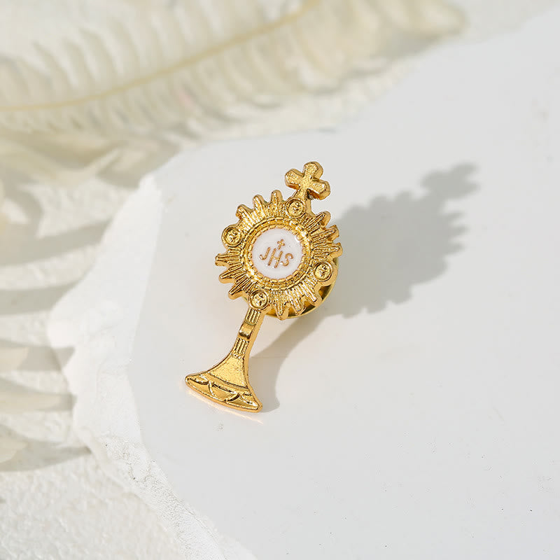 Christianartworkshop 4pcs/set Retro Fresh Style Anti-exposure Pin Fashion Religion Brooch - image 3