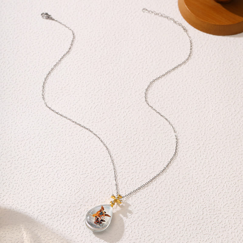 Christianartworkshop Simple Fashion Style Crystal Jesus Series Pendant Necklace - Style D - image 5