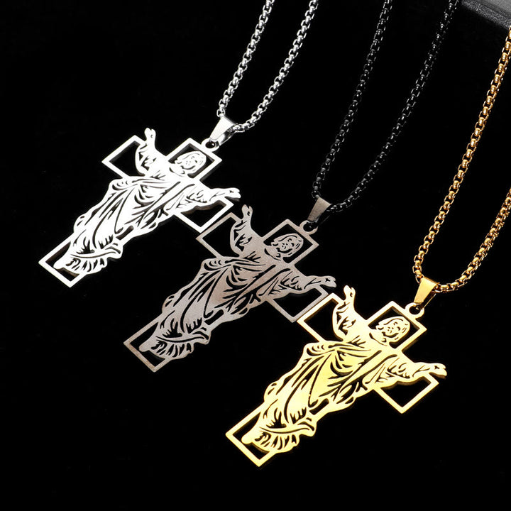 Christianartworkshop Resurrection & Ascension of Jesus Necklace: The Glory of Jesus's Resurrection