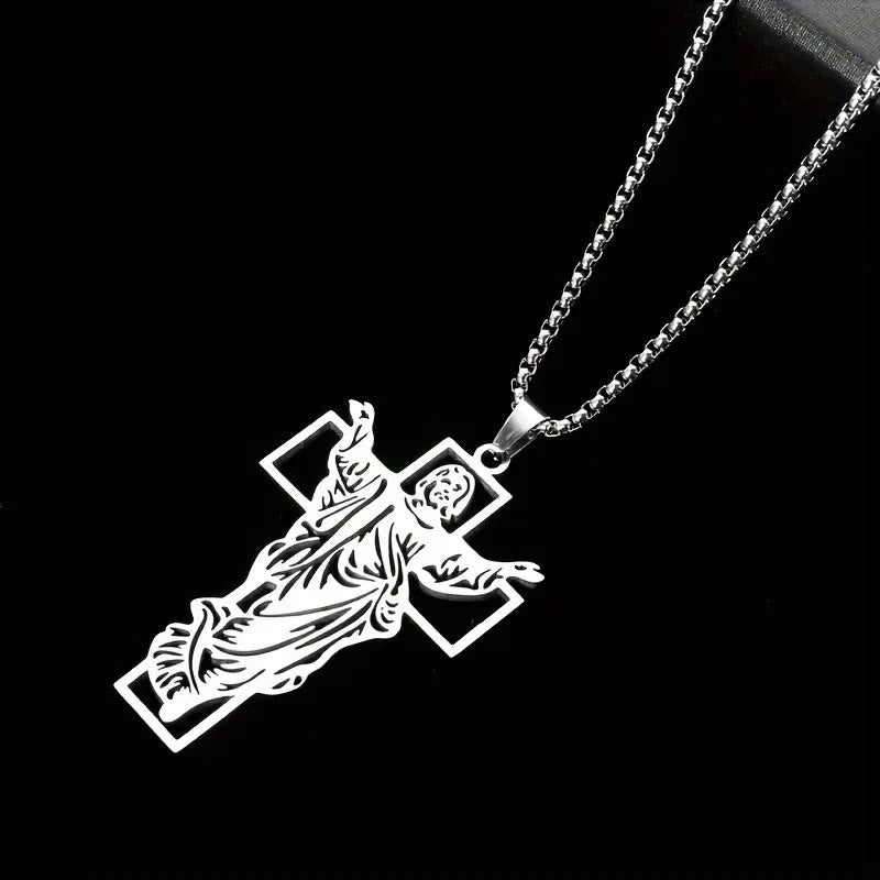 Christianartworkshop Resurrection & Ascension of Jesus Necklace: The Glory of Jesus's Resurrection