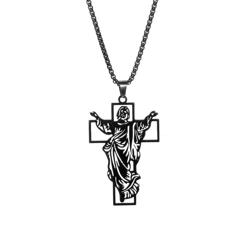 Christianartworkshop Resurrection & Ascension of Jesus Necklace: The Glory of Jesus's Resurrection