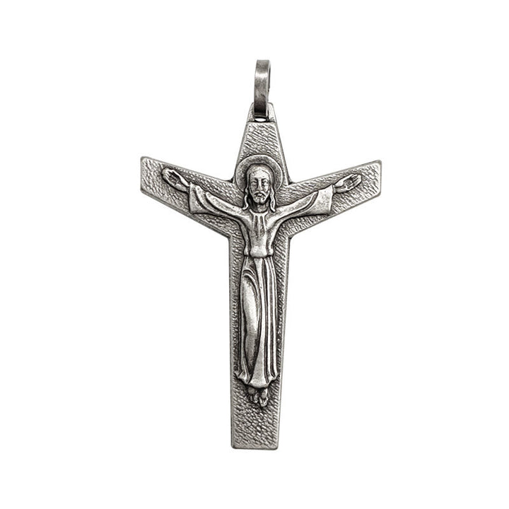Christianartworkshop Faith and Courage Cross Crucifix Necklace: A Symbol of Resilience