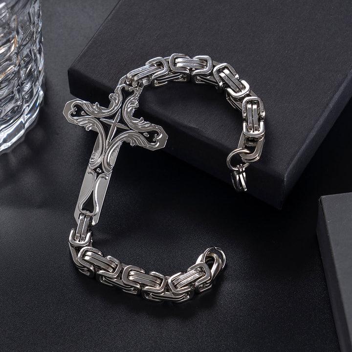 Christianartworkshop Iron & Faith Men's Bracelet: Strength and Redemption in Every Link - image 4