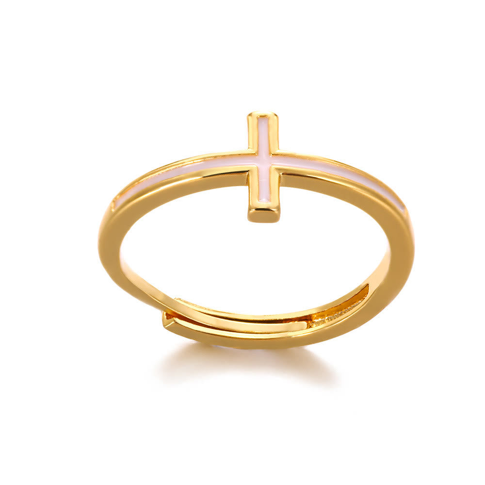 Christianartworkshopthe The 4 styles Cross Golden Ring: A Symbol of Elegance and Faith