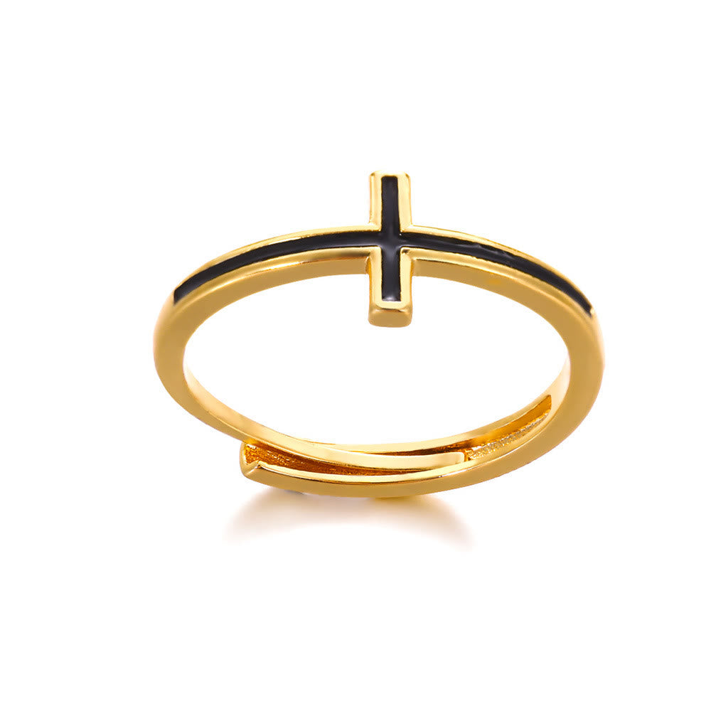 Christianartworkshopthe The 4 styles Cross Golden Ring: A Symbol of Elegance and Faith