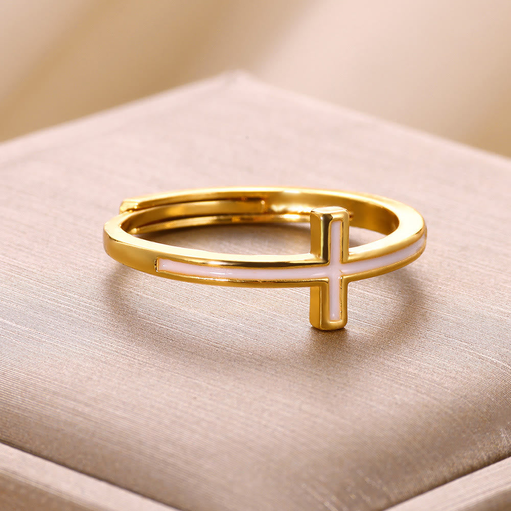Christianartworkshopthe The 4 styles Cross Golden Ring: A Symbol of Elegance and Faith