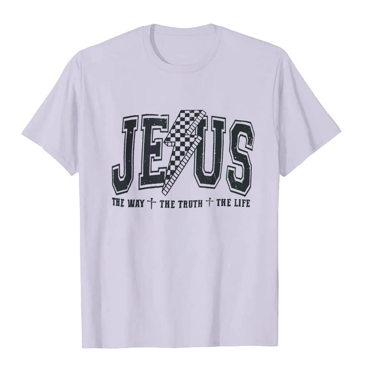 Christianartworkshop "JESUS THE WAY + THE TRUTH + THE LIFE" T-shirt