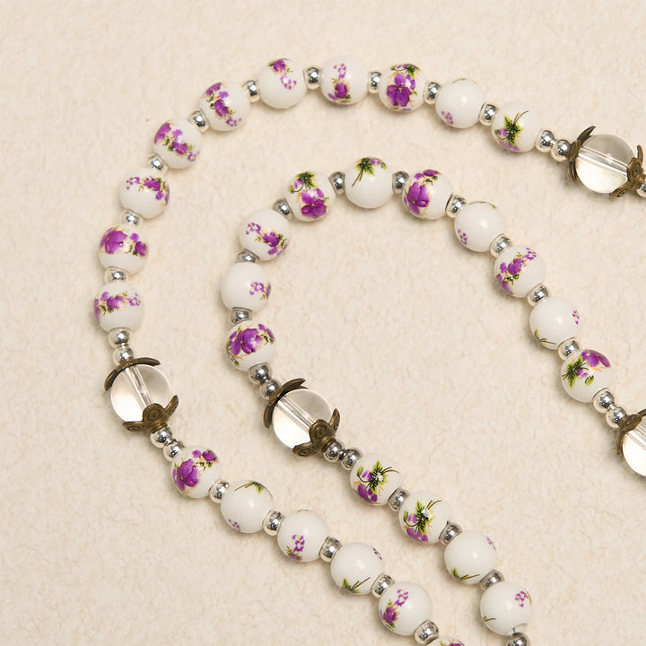 Christianartworkshop Jesus Is The Gift:  Handmade  Violet - Inspired Rosary with Gift Card - image 10