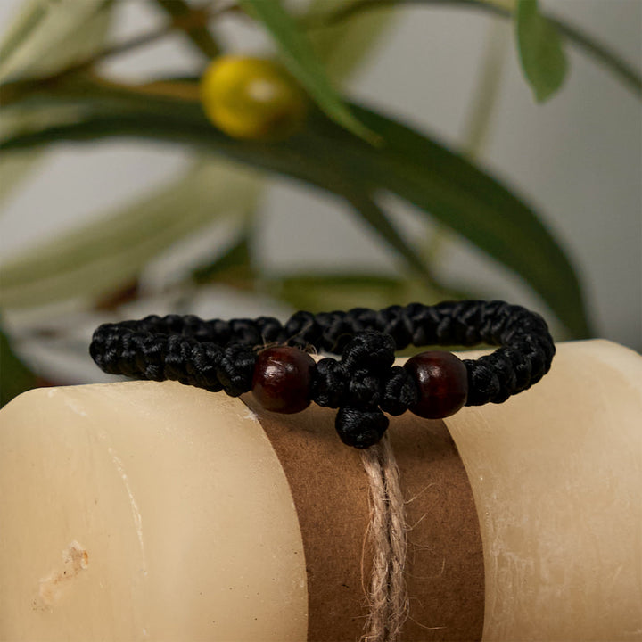 Christianartworkshop Blue & Black Cross - Knot String Bracelet: A Token of Faith - image 12