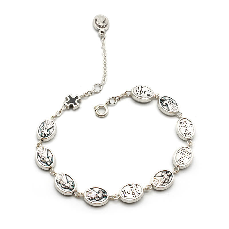 Christianartworkshop St. Benedict, Miraculous Medal & Cross Classic Bracelet: A Timeless Token of Divine Protection - image 4