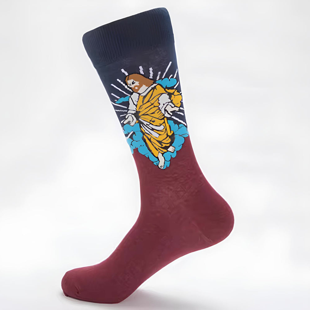 Christianartworkshop He Has Risen Blessed Jesus Unisex Socks: Grace for Every Step - image 2