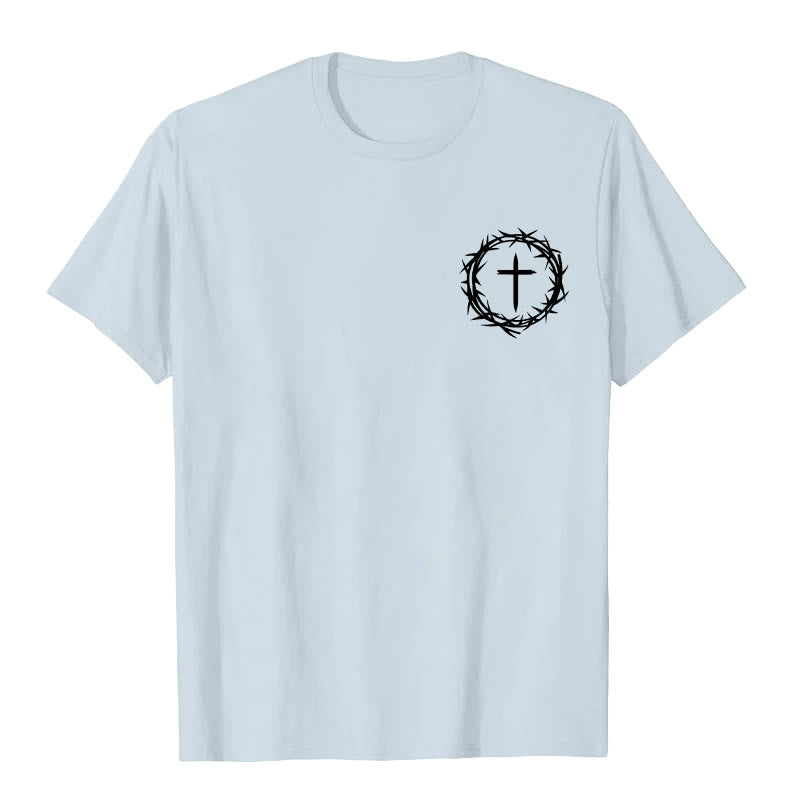 Christianartworkshop A Lot Can Happen In 3 Days Thorn Crown Cross Unisex T-shirt - image 17