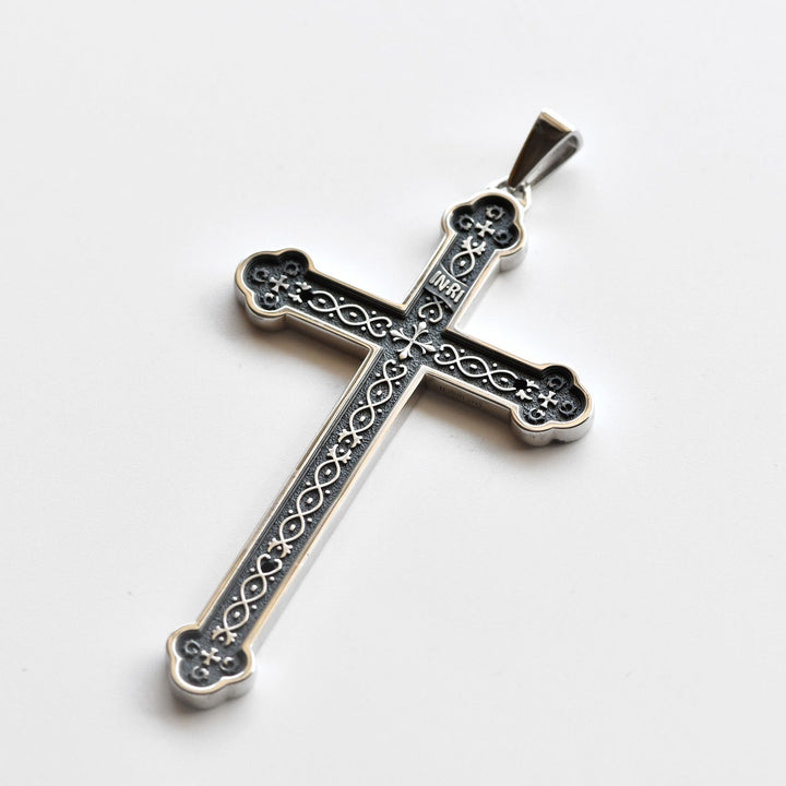 Christianartworkshop Retro Sterling Silver Amulet INRI Cross Pendant Necklace: A Emblem of Grace - image 3