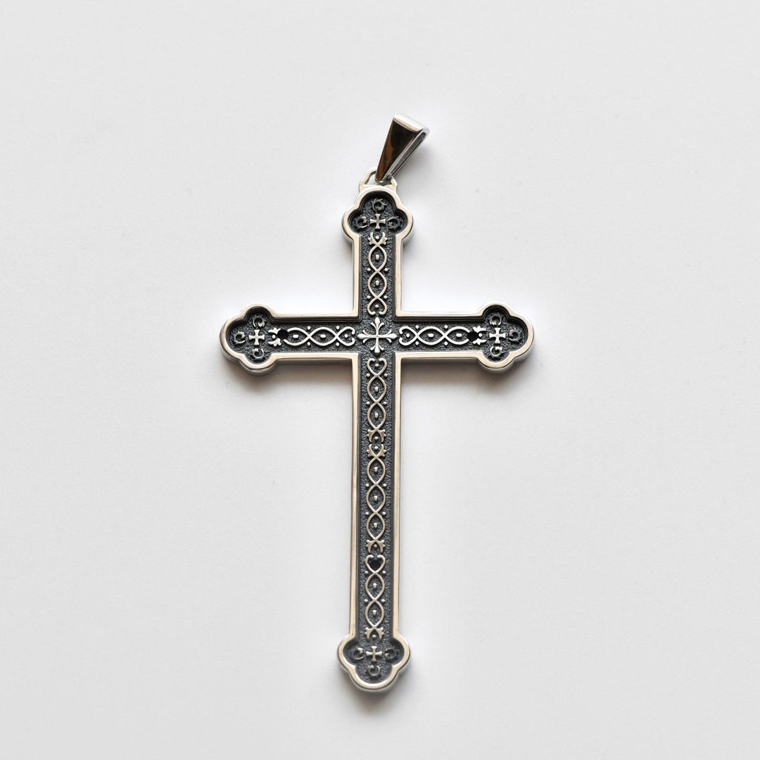 Christianartworkshop Retro Sterling Silver Amulet INRI Cross Pendant Necklace: A Emblem of Grace - image 2