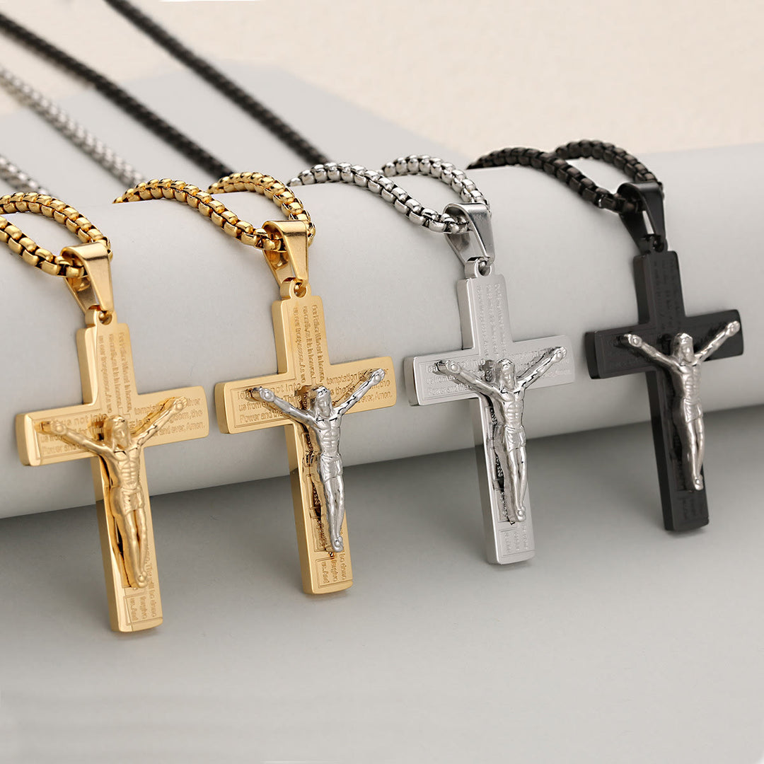 Christianartworkshop Elegant Crucifix Necklace Symbol of Devotion Available in Four Shades - image 5