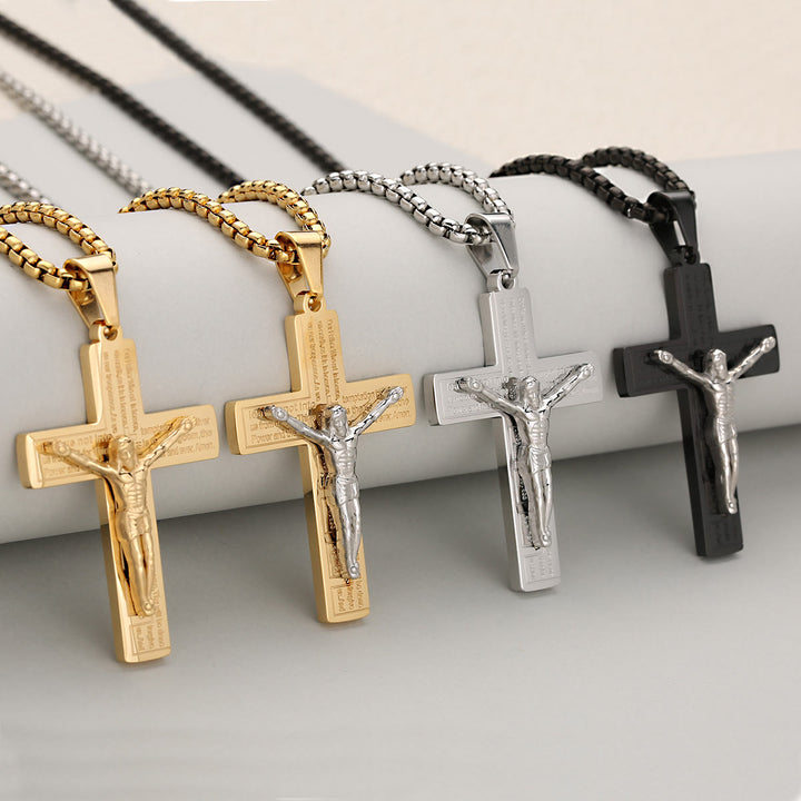 Christianartworkshop Elegant Crucifix Necklace Symbol of Devotion Available in Four Shades - image 5