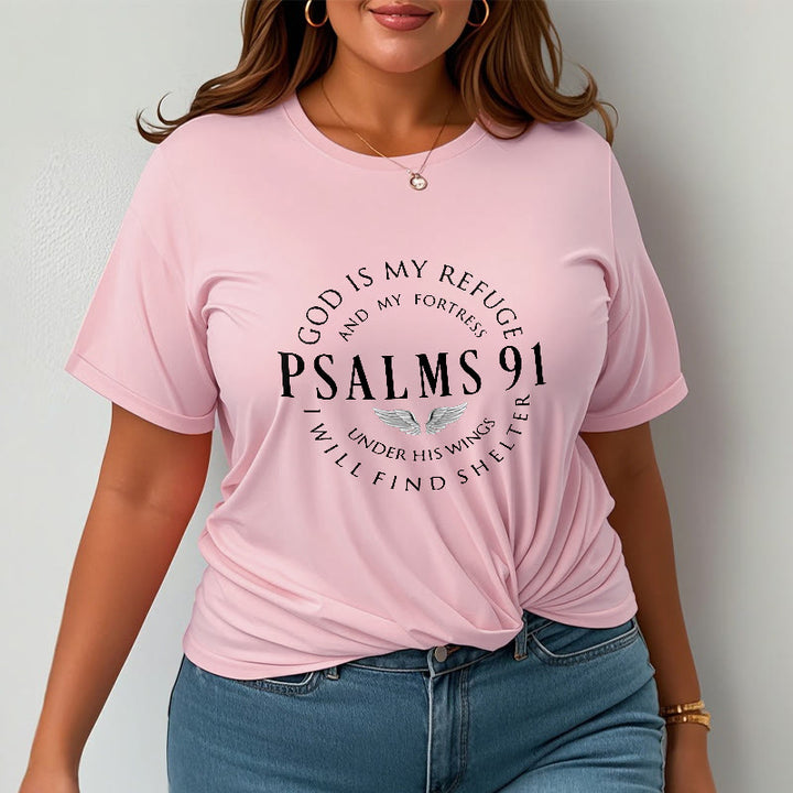 Christianartworkshop Psalm 91 God Is My Refuge Unisex T-shirt - image 18