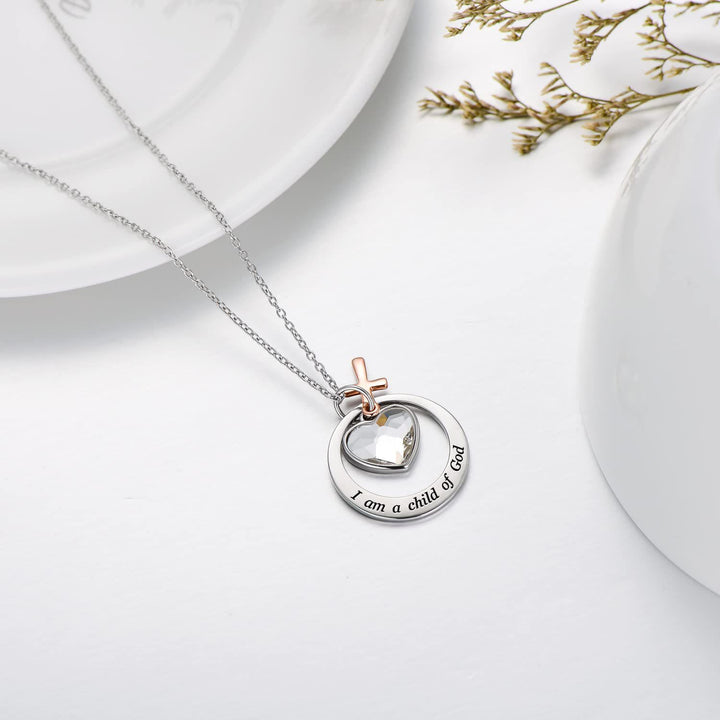 Christianartworkshop Delicate Mustard Seed Necklace with Cross and Scripture Message - image 4