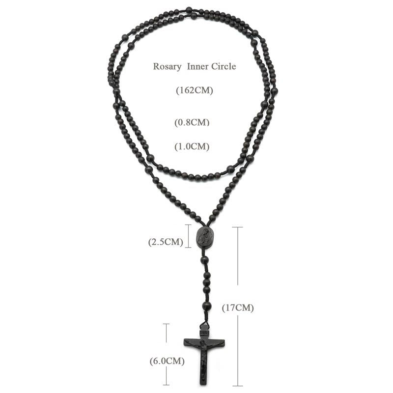 Christianartworkshop Olive Wood Beads Fifteen Decade Praying Rosary of the Blessed - image 5