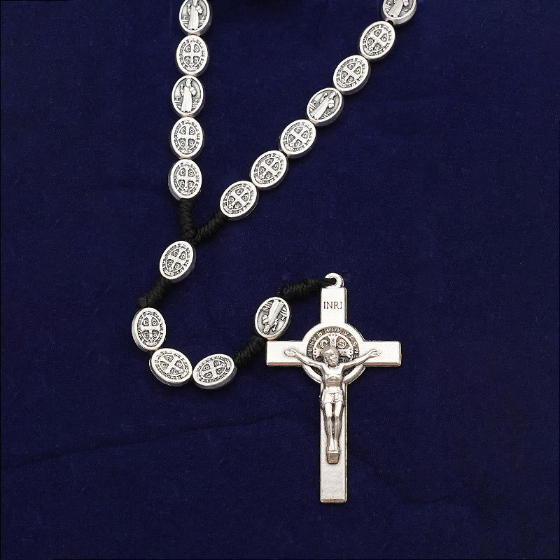Christianartworkshop St. Benedict Crucifix Catholic Rosary - image 1
