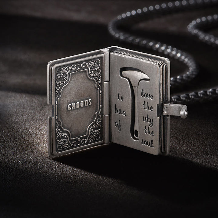 Christianartworkshop Bible with the Removable Rock Hammer Necklace - Buy 2 Save $10 - image 1