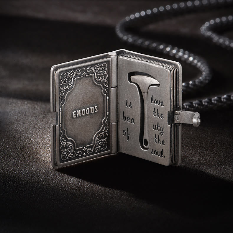 Christianartworkshop Bible with the Removable Rock Hammer Necklace - Buy 2 Save $10 - image 0