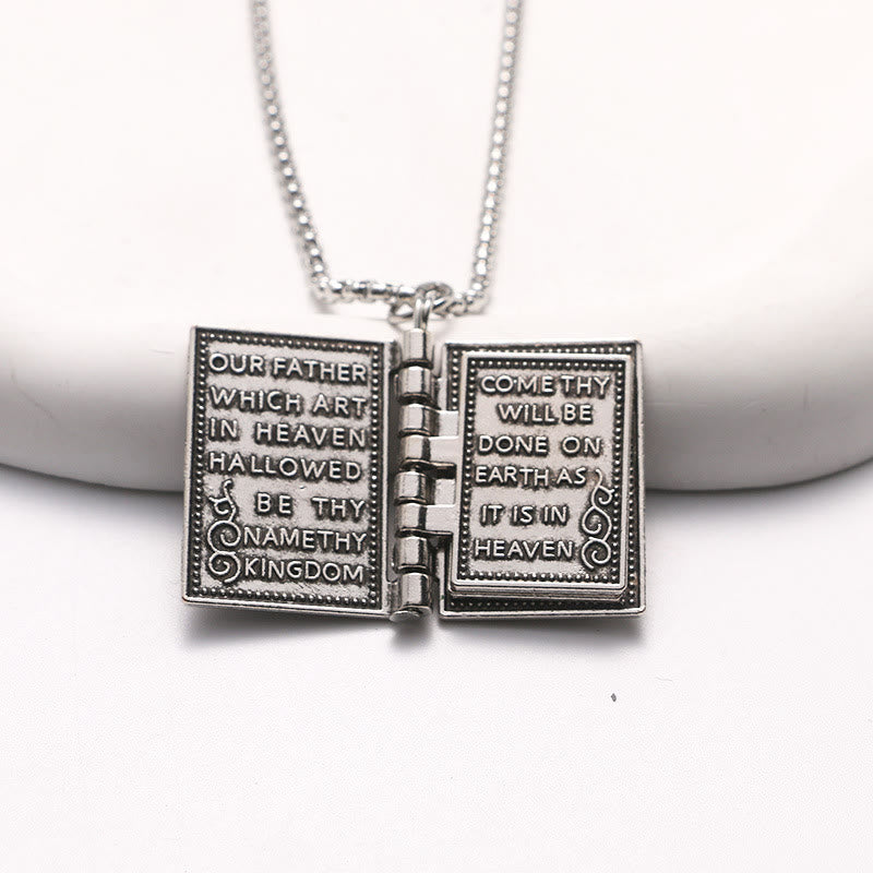 Christianartworkshop Turnable Holy Bible Pendant Christian Necklace - image 2