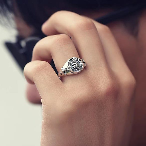 Christianartworkshop Praying Hands Adjustable Ring - image 7