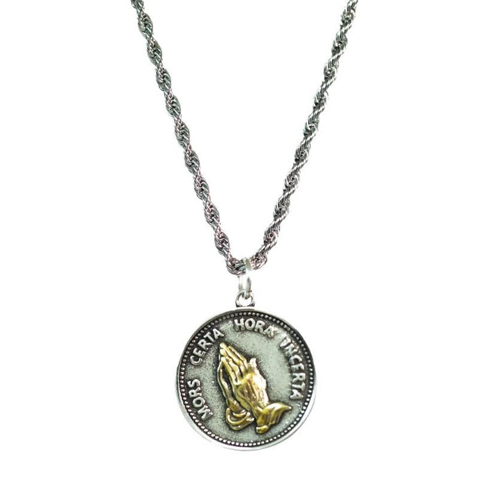 Christianartworkshop Cubic Praying Hands Charm Necklace - image 5