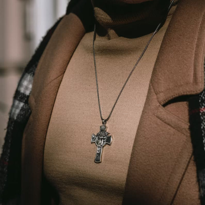 Christianartworkshop Jesus Cross Jewelry Necklace