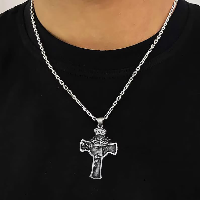 Christianartworkshop Jesus Cross Jewelry Necklace