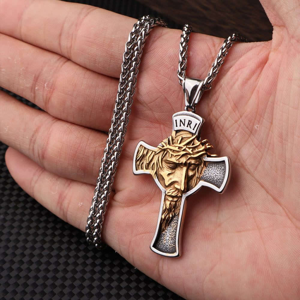 Christianartworkshop Jesus Cross Jewelry Necklace