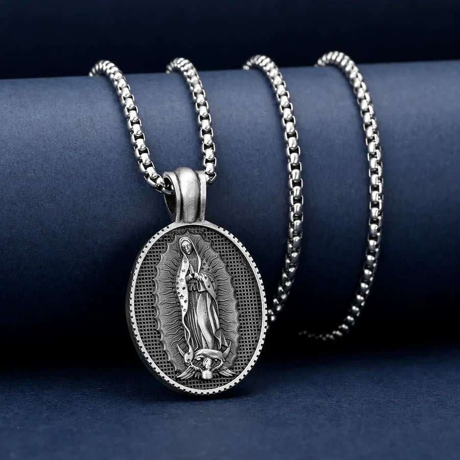 Christianartworkshop Our Lady of Guadalupe Virgin Mary Necklace - image 1