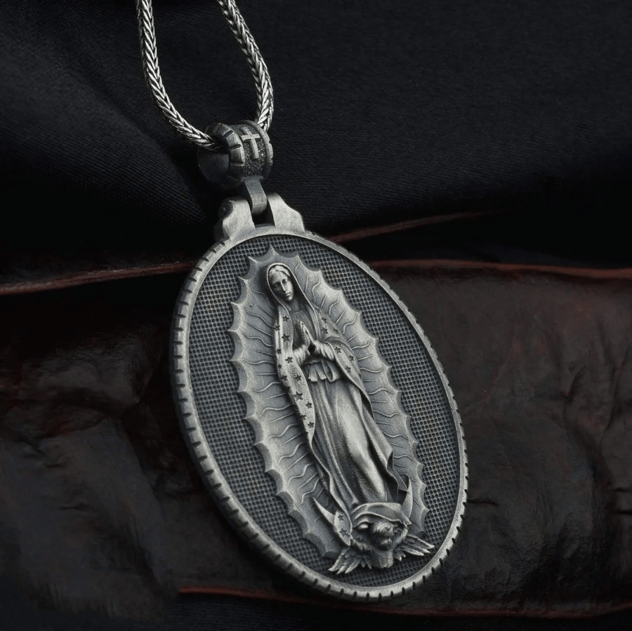 Christianartworkshop Our Lady of Guadalupe Virgin Mary Necklace - image 4